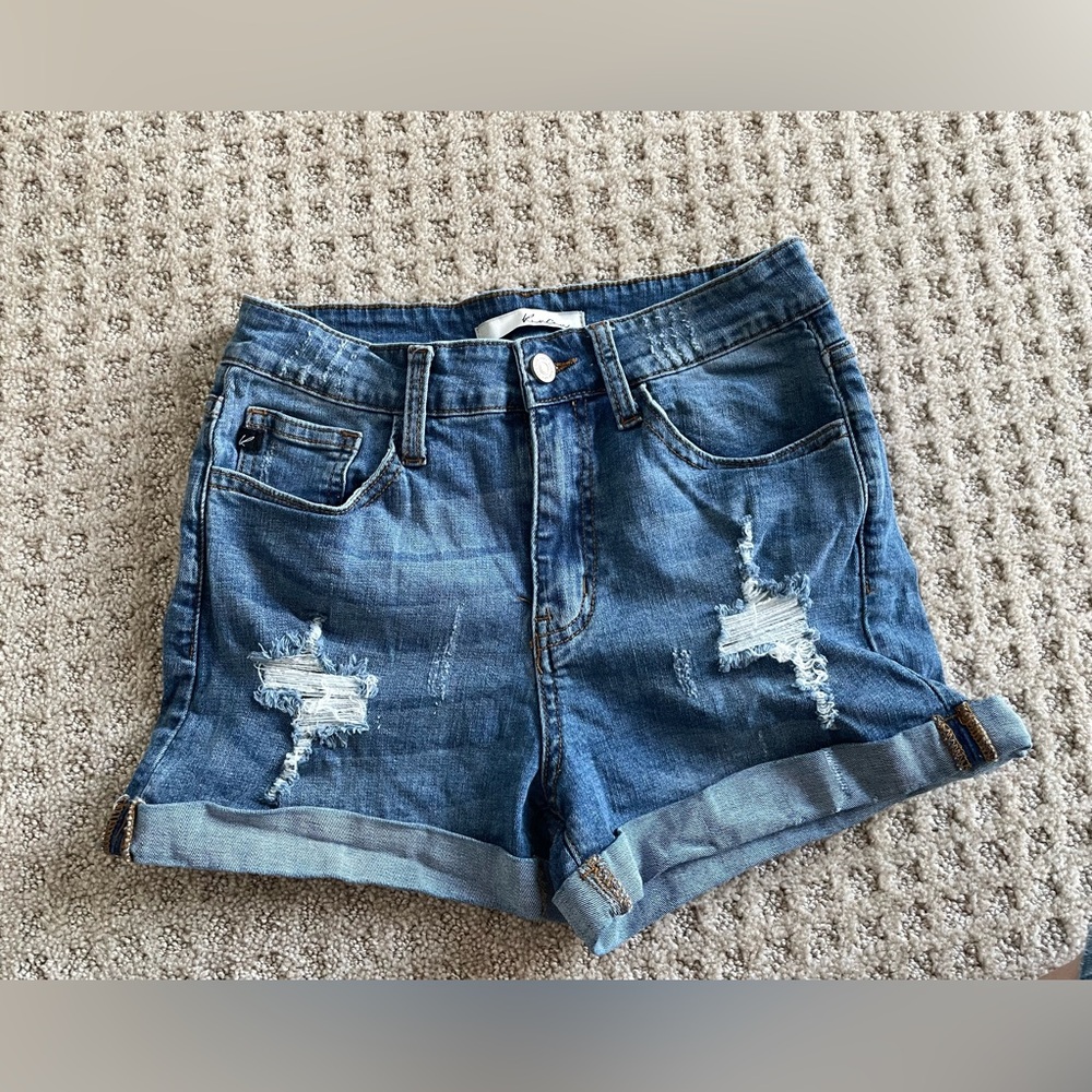Blue Denim Women's Shorts
